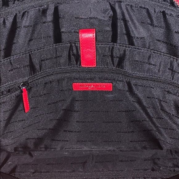 Red Michael Kors Mail Carrier - Picture 3 of 5